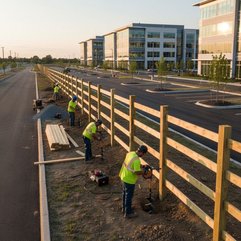 Farm Fencing Installation detail